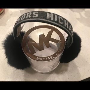 Michael Kors Black Earmuffs